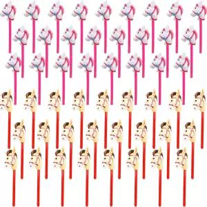 하콘바 50피스 40인치 풍선 말 벌크 생일 크리스마스 수영장 비치 카우보이 테마 파티 장식 용품 2가지