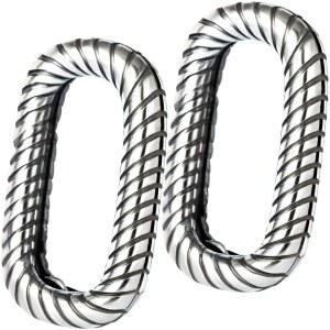 pndeyo 2피스 925 스털링 실버 주얼리 블랙 제작용 - 목걸이 링 인핸서 팔찌 발찌 커넥터 쇼트너, 클래스프, 카라비너 걸쇠 저자극성 스프링