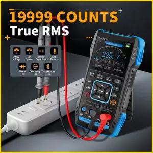 호환 FNIRSI 2C53T 업그레이드 3in1 오실로스코프 멀티 신호 발생기 50MHz 대역폭 250MS 속도 듀얼 채널 20