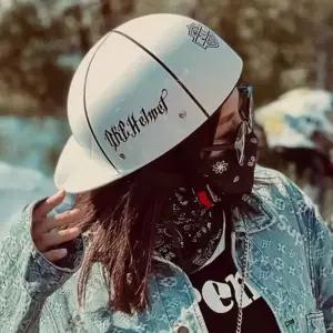 스냅백 헬멧 자전거 야구모자 소두핏 레트로 반모 스쿠터