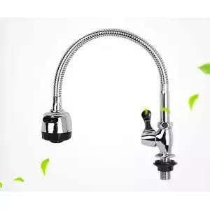 씽크대전용 단수자바라수전 세로형/세면대/수전/부품/코브라/호스/싱크대/수도/주방/헤드/교체용/교체/싱크