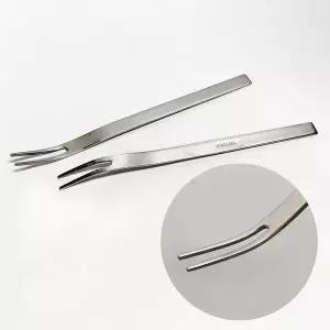 [골드스마일]스텐슬림포크 미니디저트포크 민자티포크세트 2p