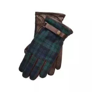 폴로 랄프로렌 타탄 패턴 레더 장갑 PG0108361 TP451852172