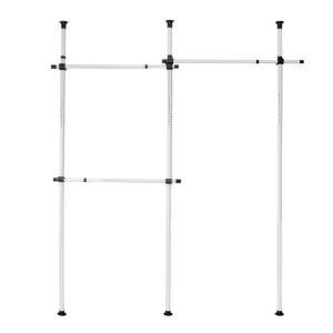 [라일리생활건강] Rly 행거 드레스룸 옷걸이 기둥 행거 함마톤 3단 2