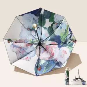 [골드스마일]휴대용 초경량 꽃무늬 양우산 우산 미니 양산 우양산