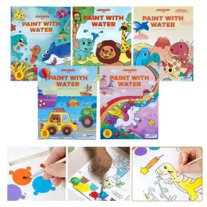 유아미술 물감놀이 색칠도안 컬러링북 set 미술놀이 집중력향상 추천