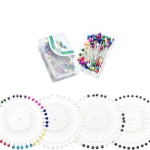 다용도 5종(40P/100P) 옷핀 재봉 수선 퀼트 시침핀 공예 컬러 구슬 해바라기