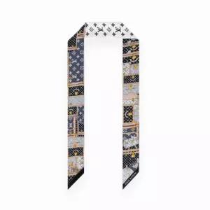 루이비통 렛츠 고 BB 방도 블랙 여자 스카프 M76442