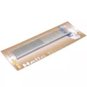 [골드스마일]반려동물 크롬철빗 1p 애견브러쉬 강아지브러쉬 강아지빗 슬리커