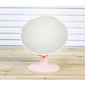 심플 원형 탁상거울 대 1개 스탠드거울 화장거울 책상 (KYR-W663210)_