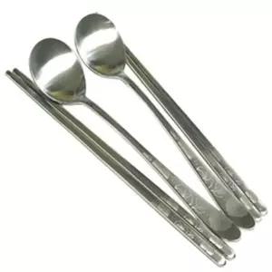 키친아트 WZ15GC18 수저 세트 숟가락 젓가락 커트러리 꽃 10개