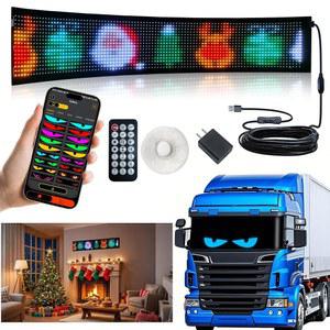 광고 및 DIY용 프로그래머블 스크롤 LED 표지판, 35.35