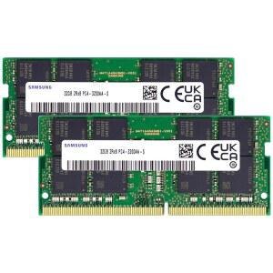 삼성 64GB (2x32GB) DDR4 3200MHz PC4-25600 (PC4-3200AA) CL22 SODIMM 2Rx8 듀얼 랭크 1.2V 260핀 노트북, 노트북 RAM 메모리