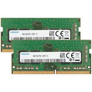 삼성 16GB (2x8GB) DDR4 2400MHz PC4-19200 (PC4-2400T) CL17 SODIMM 1Rx8 싱글 랭크 1.2V 260핀 노트북, 노트북 RAM 메모리