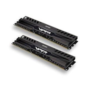 패트리어트 바이퍼 3 DDR3 RAM 8GB (2X4GB) 1600MHz CL9 1.5v UDIMM 데스크탑 게이밍 메모리 키트 XMP - PV38G160C9K와 호환됩니다