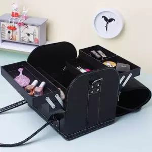 2단 메이크업 출장 가방 네일아트 메이크업 도구 메이크업