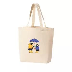 에코백 비오는날 우산 개미핥기 형제 화분 나무 우비 토트백