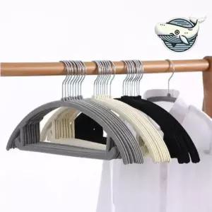 바지 벨벳 고리 옷걸이 회전형 논슬립 정리 용품