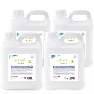 이공이공 핸드워시 레몬향 4L 4개 손세정제 거품비누 핸드워시