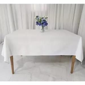 학원 면식탁보 면테이블보 면탁자보 6인백아이보리 230x145