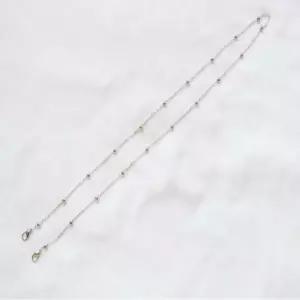 오염방지마스크줄 마스크 오염 방지 스트랩 고리 체인 줄 색상 실버