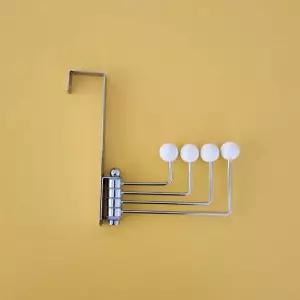 후크 도어 행거 4단행거 4구 회전형 옷걸이 4단행거 옷장정리