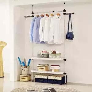 헹거 1단행거 2단선반 고정식옷걸이 302행거