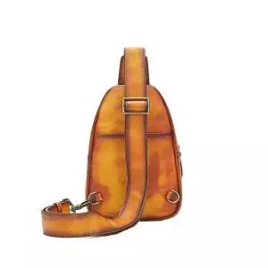 남친 캐주얼 숄더백 가방 마룬트 리얼 가죽 숄더 크로스 소 가슴 작은 배낭 BE5