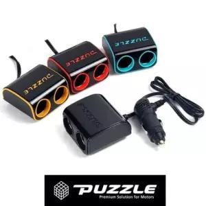 [CAR] 차량 전기포트 라인형 소켓 두개입 잭