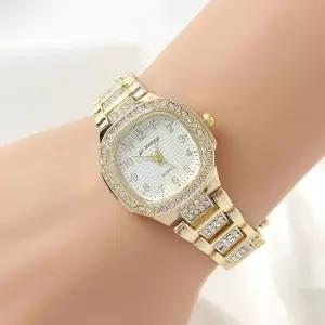 앨런 여성 손목시계 골드 메탈 패션시계 여성시계 여자시계