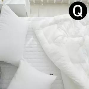 퀸이불패드세트 딥슬립 워싱 차렵이불 패드세트 퀸 Q 화이트