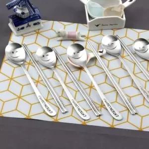 스푼 DMK 스테인리스 캣킨 어른 수저 5P