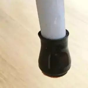 실리콘의자캡 의자발커버 실리콘 의자고무발 검정 4개세트