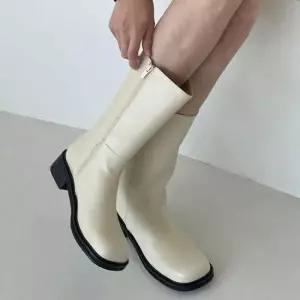 성인레인부츠 둥근코 미들부츠 패션부츠 캐주얼신발 웨스턴부츠