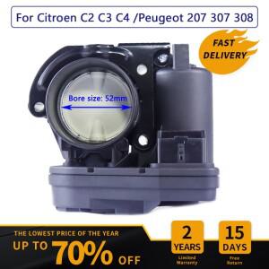 스로틀 바디, 푸조 207 307 308 1007 1.6L, 시트로엥 C2 C3 C4 Berlingo Xsara 밸브 0280750164 1635Z8 OEM