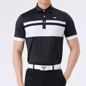 남성골프웨어 남자골프티셔츠 배색반팔티셔츠 카라티 골프웨어 1P