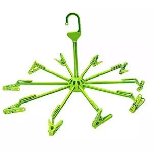 10구 빨래집게 옷걸이 속옷 양말 건조대 행거 문어발