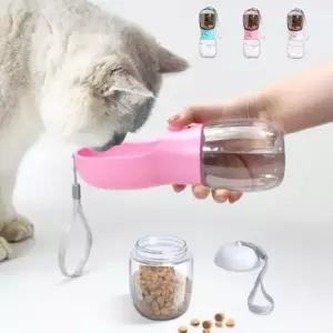 [반려] 반려동물 휴대용 물병 300 외출 산책 용기