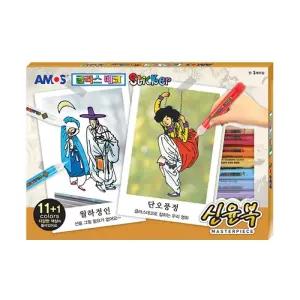 글라스데코스티커 글라스테코신윤복 11+1색