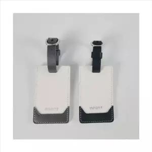 INFORT 여행용 캐리어 고급형 가죽 네임택 vjx8+2lGa