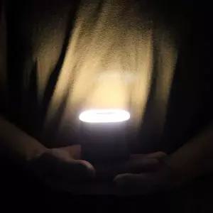 [콩심팥심]미니 에어펌프 캠핑랜턴 TERA4 카키 충전식 바람