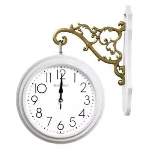 국산벽시계 양면 벽시계 화이트 제조한국 GPM2304