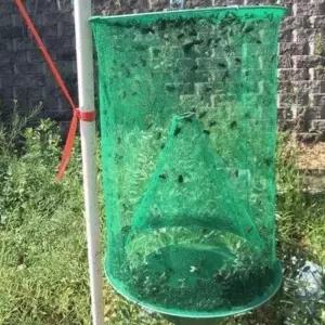 말벌 똥파리 날벌레 나방 퇴치 트랩40cm 먹이바구니형 초강력 포집기