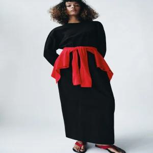 자라 ZARA 코튼 롱 원피스 - 블랙 인기상품 선물추천