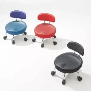 보조의자풋케어의자 등받이 낮은 의자 바퀴 앉은 뱅이 청소 네일 스툴