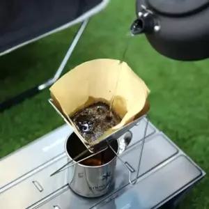 [콩심팥심]접이식 스텐 커피드리퍼 휴대용 캠핑드리퍼