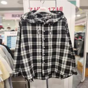 소이주니어 세이브존01 유니 체크후드셔츠 26s5331