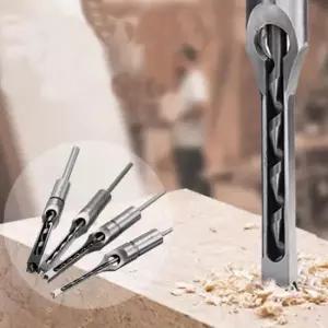 1세트 TWIST 우드 사각구멍 목공드릴비트 4PCS