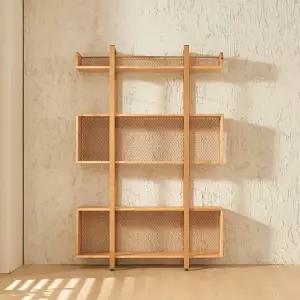 가구산책 참죽 원목 5단 책장 1200 H7216(착불)