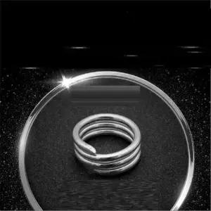 은순도 힐링 실버링 은반지 3링 봉게이지 포함 남성용x1개